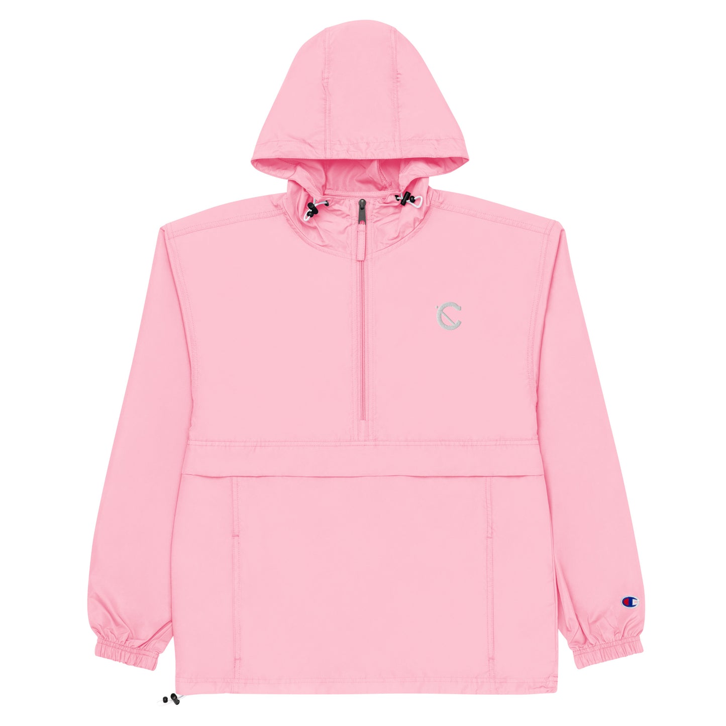 Chaqueta anorak con monograma bordado